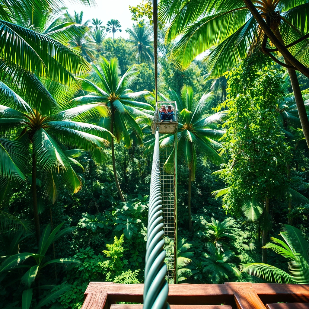 Tirolesas en Punta Cana