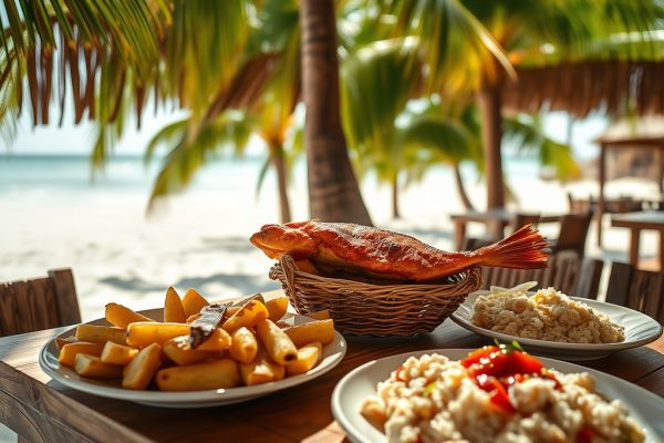 comida local en Punta Cana