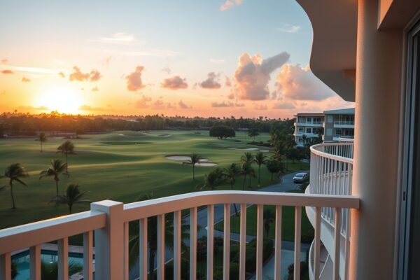 apartamentos vista al campo de golf Punta Cana
